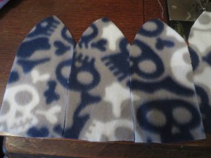 Tip: Lay out your pieces so that your seams won't look like seams for a professional look. 