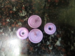 Snap components for one working snap.